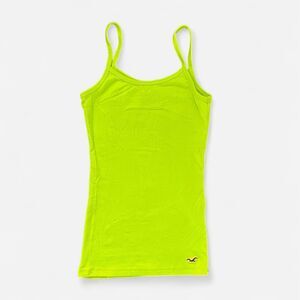 Hollister Y2K green tank top